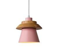Suspensions Macaron pour Îlot De Cuisine Suspension Personnalisée De Couleur Rétro Petit Lustre Minimaliste Plafonnier Scandinave en Bois pour Chambre, Couloir, Hall D'entrée