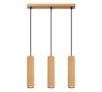 Suspensions Moderne Étroit B : 45 CM en Or GU10 3-flammig Suspendue à Manger