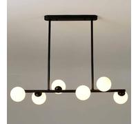 Suspensions Modernes, lustres en Verre à intensité Variable pour îlot de Cuisine, lustres linéaires de Style Mid-Century pour Salon, Salle à Manger et Bar.