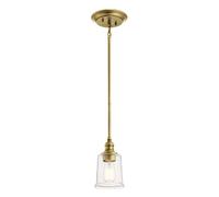 Suspensions Plafonnier Acier Verre Laiton D 12,7 CM Lampe Salle à Manger