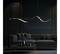 Suspensions Plafonnier LED Lumière pour Salle à Manger Réglable en Hauteur