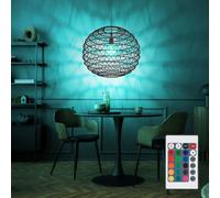 Suspensions Salon Luminaire Suspendu Papier RGB Dimmable LED Télécommande