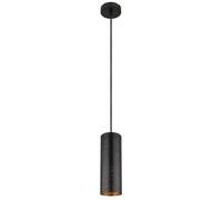 Suspensions Suspension Plafonnier Métal Noir-Mat Luminaire de Salon