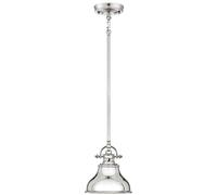 Suspensions Suspension Plafonnier Métal Verre Argent Lumière pour Salle à Manger