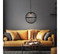 Suspensions Suspension Table En Noir Tresse Luminaire de Salon