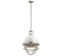 Suspensions Verre Métal E27 D: 40,8 CM Rond H: Max. 166,5 CM Suspendue Vintage