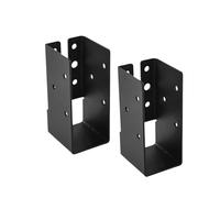 Suspente De Solive Cachée - Équerre À Bride Cachée en Acier De 2,0 Mm D'épaisseur, Support Structurel Anti-Rouille for Clôture, Main Courante, Poutre (Taille 1,6 Pouce), 2 Pièces