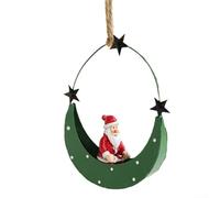 Sustainable Choice Décoration de sapin de Noël réutilisable en métal conçue pour durer à travers de nombreuses saisons de célébrations (vert)