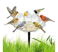 Sustainable Garden Sculpture Nectary And Elegant Backyard Wildlife Feeding System | Robust Landscape Spike For Flowerbeds Ãnd Terraces | Gift-Ready Artistic Glassware For Nature Entĥusiasts | Ant-Moat