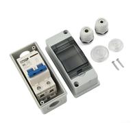 Sustainable Solutions Disjoncteur DC miniature 2 pôles dans une boîte de jonction résistante aux intempéries (DC12-240V-20A)