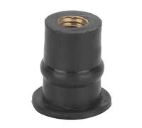 SustVita 10Pcs Well Nuts Fasteners M5 Rubber 5mm / 0.2in for Motorcycle Windshield Bolts and Accessories