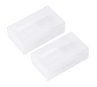 SustVita 20700 Organiseur de boîtier de Batterie pour Une Gestion Pratique des cellules, ce Lot de 2 boîtiers de Batterie est Un Support de Batterie Transparent en Plastique Dur