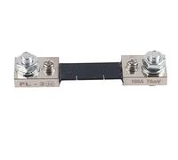 SustVita 50A 100A Shunt Resistor Current AMP 75mV FL - 2 for Digital Ammeter Analog Meter (100A)