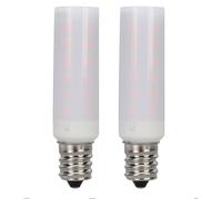 SustVita Ampoules vacillantes avec angle de faisceau de 360 degrés pour l'intérieur, crée un éclairage atmosphérique confortable, ampoules à flamme de base E12 2 W