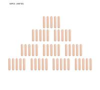 SustVita Cabinet Dowel Pins 50pcs Wood Dowels Fluted for Furniture Repair and Woodworking Projects Wooden Craft Dowel Rods (M6*30(50PCS))