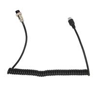 SustVita Câble adaptateur de micro portable MH-31B8 Câble de remplacement pour micro radio avec conception en spirale flexible pour émetteurs-récepteurs FT-DX5000 FT-DX9000