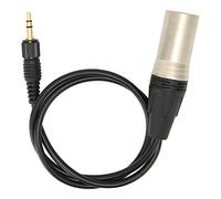 SustVita Câble TRS vers XLR avec fil de cuivre sans oxygène pour signal à faible bruit, câble convertisseur audio équilibré 60 cm / 2,0 pieds 3,5 mm vers XLR pour UWP V1 D11 D21