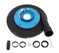 SustVita Cache-poussière pour meuleuse d'angle 9 pouces / 230 mm avec port d'aspiration de 39 mm, convient au collier de 76 mm pour le contrôle de la poussière de meulage de