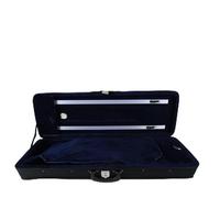 SustVita Case de Violon Pleine Grandeur de, boîte de Protection Contre Le Violon avec hygromètre et Doublure en Coton en Tissu Oxford, Noir