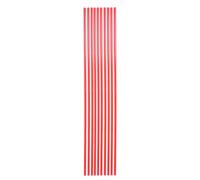 SustVita Colorful hard Acrylic Pipe 1000MM 10x14MM, Water Cooling Tube for Computer, Outlast PETG Material with Optional Colors (Red)
