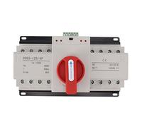 SustVita Commutateur de transfert automatique 125 A 400 V, double alimentation automatique et manuelle, IEC60947 6 1 commutateur de transfert de puissance standard pour la maison