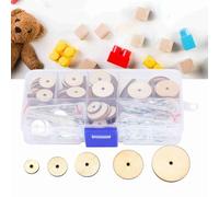 SustVita Doll Making Joints with Cotter Pin Doll Joints and Fibreboard Doll Discs for Crafting Movable Limbs, a complete Doll Making Supplies Kit for Animals