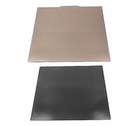 SustVita Double Sided Textured PEI Sheet 450x450mm Heat Tolerant to 200℃ for CR10 3D Printers Flexible Spring Steel Build Plate with Magnetic Base