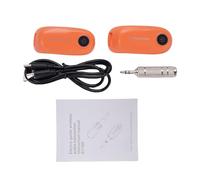 SustVita Émetteur-récepteur de guitare avec signal 2,4 G à faible latence, autonomie de 6 heures et prise rotative à 270 degrés pour la pratique de la guitare électrique et de la (Orange)