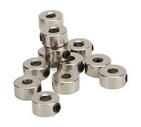 SustVita Ensemble de Colliers de Roue d'avion RC en Acier Inoxydable, butées de Train d'atterrissage, 20 pièces 3,1 mm pour modélistes