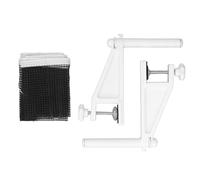 SustVita Ensemble Filet et poteaux de Tennis de Table réglables avec système de Serrage à Visser pour Tables de Maison ou de Club, Installation Rapide pour Jeu intérieur/extérieur