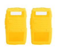 SustVita Étui de Protection pour Talkie-walkie avec Compteur Satellite numérique intégré, Une Couverture Radio en Silicone Fonctionnelle pour l'acquisition Professionnelle de (Jaune)