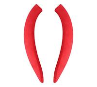 SustVita Garniture d'accoudoir de porte en daim pour mise à niveau intérieure, compatible avec les séries 3 F30 F31 F34 et série 4 F32 F36 2013-2020, ensemble de housses de (Rouge vif)