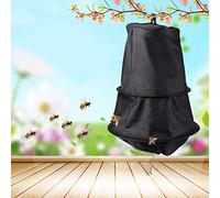 SustVita Honeybee Swarming Catcher with Soft Top Loop for High Branch Access, A Bee Cage Beekeeping Supply with Three Layer Steel Mesh and Tieable Bottom Opening