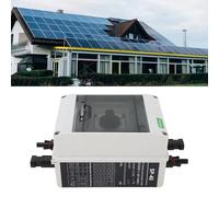 SustVita Interrupteur de déconnexion solaire DC 32 A 1000 V 4 pôles avec boîtier IP66, interrupteur d'isolateur PV DC pour onduleur de panneau solaire et boîte de combinaison