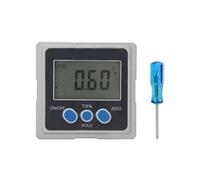 SustVita Jauge d'angle numérique magnétique simple face, précision de 0,2 degrés, niveau d'affichage numérique avec écran LCD pour une mesure du zéro absolu (Aimant à trois faces)