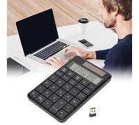 SustVita Keypad numérique USB USB avec Affichage, 29 Touches Numéro sans Fil, Conception Ergonomique pour Ordinateurs Portables, Plug et Jeu, Bien pour la Maison et Le Bureau