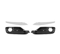 SustVita Kit de couverture de calandre de phares antibrouillard, 4 pièces, garniture de calandre de pare-chocs avant pour série 3 F30 F31 2011-2015, remplace OE 51117300737,