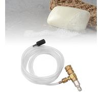 SustVita Kit d'injecteur de produits chimiques réglable 4500 PSI 2-5 GPM avec connexion rapide de 3/8" et valve de dosage, kit d'injecteur en aval pour nettoyeur haute pression et