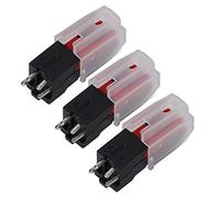 SustVita Lot de 3 Aiguilles de Rechange pour Tourne-Disque avec Installation Simple pour systèmes de Platine Vinyle pour restaurer la clarté du Son, phonographe ABS résistant à (Modèle de Poteau en