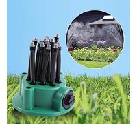 SustVita Outdoor Patio Irrigation System, 2Pcs Adjustable Lawn Sprinkler Nozzle and Multi - Tips Garden Water Sprayer