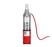SustVita Pompe à eau submersible DC 12 V, hauteur de levage de 30 mètres, pompe à vis à énergie solaire avec sortie de 25 mm et câble de 14 m pour l'irrigation de puits profonds