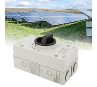 SustVita PV DC Isolateur 32 A 1000 V, interrupteur de déconnexion photovoltaïque IP66 avec commutation rapide pour systèmes d'énergie solaire, camping-cars et bateaux