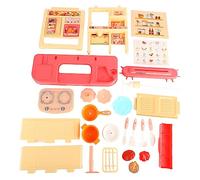 SustVita Realistic Kitchen Toys with Working Sink and Water Cycle for Ages 3 to 8, This Kids Cooking Stove Playset Features Sound, Light and Storage Oven