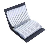 Sustvita Resistor Sample Book 0201 Kit de résistance SMD 1% de précision SMD Res résistances avec 170 Répisse de valeur définie pour un assortiment de composants électroniques