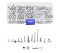 SustVita Slash 4x4 Screws RC Car Parts Screws Stainless Steel RC Screws RC Car Screw Kit Metal RC Screw Set for Vehicle Assembly