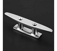 SustVita Taquet de Bateau en Acier Inoxydable 316 de 10,2 cm avec Construction Robuste, matériel de Fixation de Ligne en métal de qualité Marine pour voilier, Ponton et Pont de