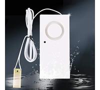 SustVita Water Leak Detector 120dB Alarm with High Sensitivity Gold Sensor for Kitchen Basement Water Heater Solar Smart Water Leakage System Battery Powered Leak Sensor Home