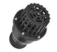 SustVita Water Pump Foot Valve Made of Black PVC for Suction Line Applications a Low Pressure Check Valve Component for Maintaining Prime in Fluid Systems (3in)