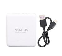 SustVita WiFi 6 Hotspot avec 5G SA/NSA Double Mode Vitesse de Pointe de 1,6 Gbit/s Longue durée de Vie Batterie 10 000 mAh Emplacement SIM débloqué pour WiFi Portable 4G/5G pour