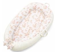 Susurration Cocon Bébé Nouveau-né 50x90cm Réducteur Bébé Cocon et Naissance couffin Nid d'ange Gaufre Nid Moelleux Douillet et Respirant pour Lit Bebe Berceau (Orange)
